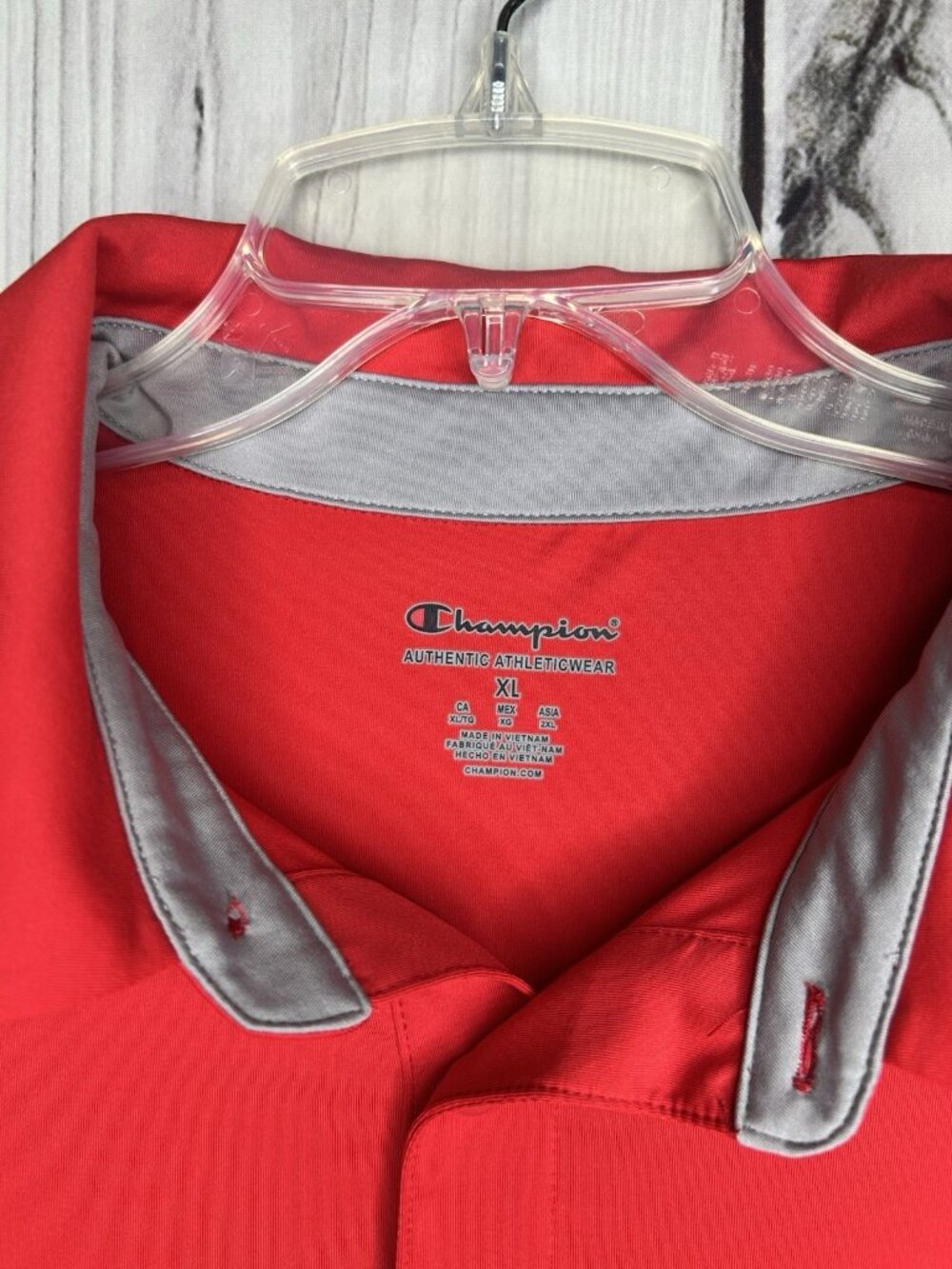Champion Men’s Georgia Bulldogs Performance Golf Polo Size XL Red Embroidered - Picture 5 of 9